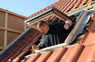 Pose de fenêtres de toit Velux au Chautay